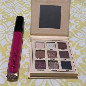 Mary Kay Pink Luster Lip Gloss & Makeup Obsession Bare With Eyeshadow Palette!